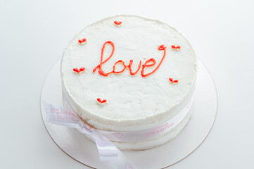 dessert and coffee on the table in the coffee shop