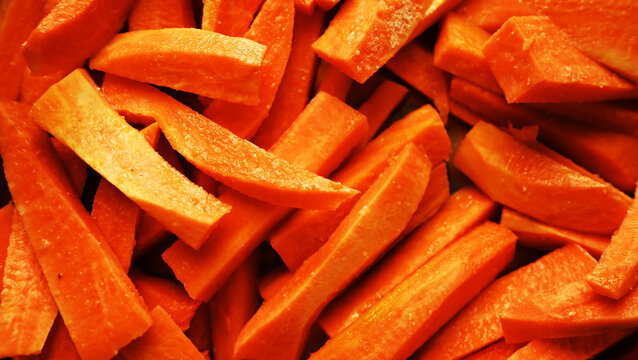 sliced batat texture. food background