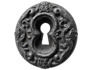 Obraz premium keyhole isolated on a transparent background 