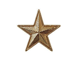 Fototapeta premium star badge isolated on a transparent background 
