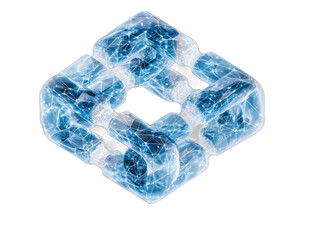 Fototapeta premium blockchain icon isolated on a transparent background 
