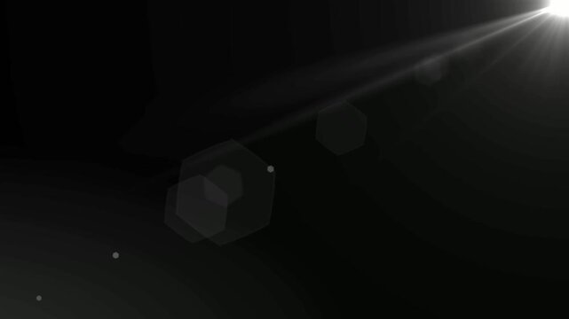  optical shine light lens flares flickering animation background. 4K stock video