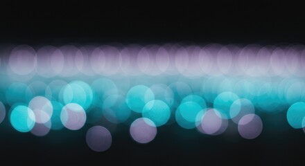 Abstract Bokeh Circles of Teal and Lavender Hues © SANDRA29