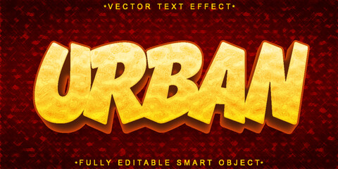  Urban City Street Typography Vector Fully Editable Smart Object Text Effect