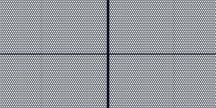 Grill mesh pattern with metal texture for speaker and micro hole background or seamless net by black grid and circle grate steel screen.