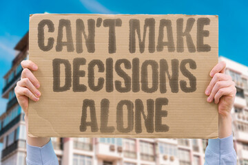 "Can't Make Decisions Alone" Autonomy eroded by constant consulting. DECISIONS. AUTONOMY. CONSULTING. ERODED. DEPENDENCY.