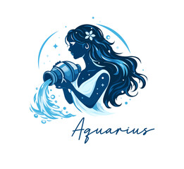 The illustration - zodiac sign in the modern style.