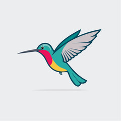 hummingbird in flight