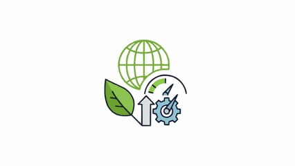 Green Earth Sustainable Energy Concept.