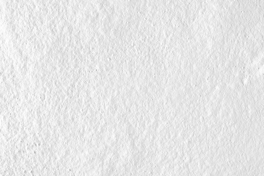 Powdered sugar, white ground background and texture