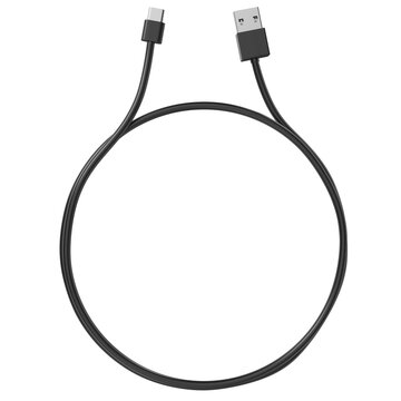 USB Cable  isolated on transparent background
