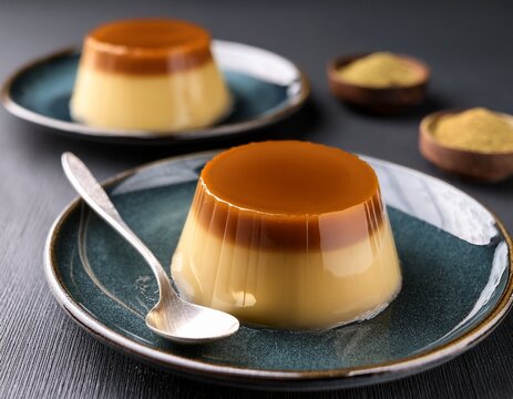 serving of south african malva pudding