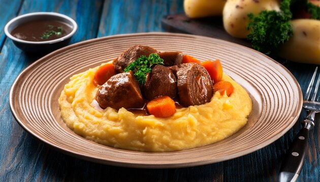 south african dish pap en wors