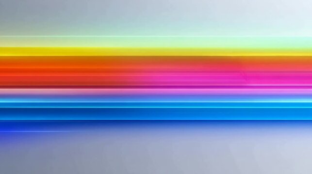 Colorful abstract horizontal lines