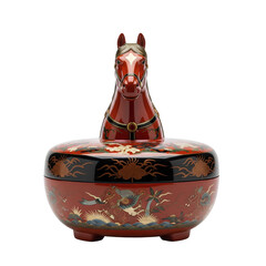 Decorative Chinese Horse Drum for New Year Celebrations