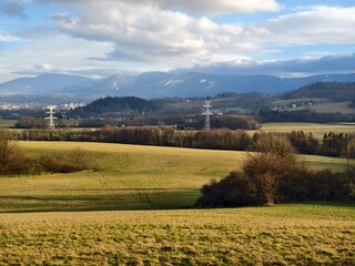 landscape around the village of Lichnov