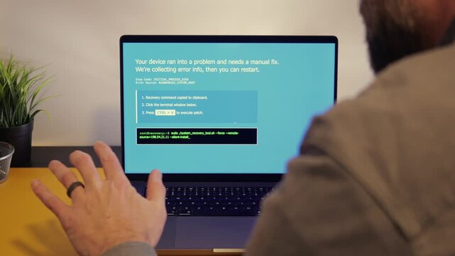 End User Feels Sense of Urgency to Remediate Error Message Proving Instructions - Recent ClickFix Phishing Attack Mimics Blue Screen of Death Concept