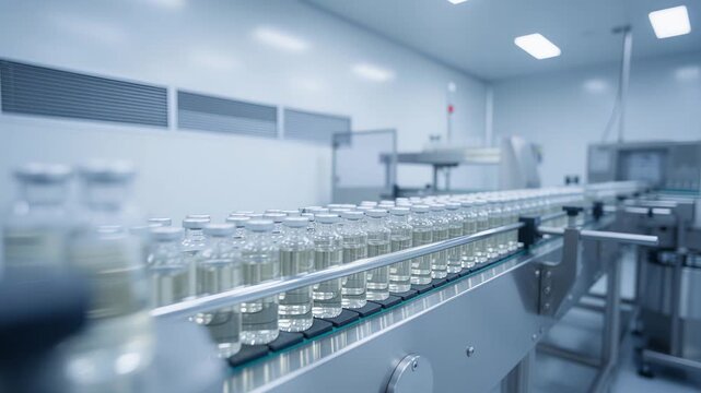 Meticulous Conveyor System For Sterile Vial Assessment In Healthcare Environment