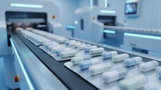 Highspeed Conveyor Precisely Transports Capsules In Sterile Environment