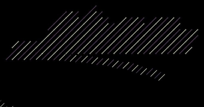 Minimalist Diagonal Slide Animation of Slovakia Map