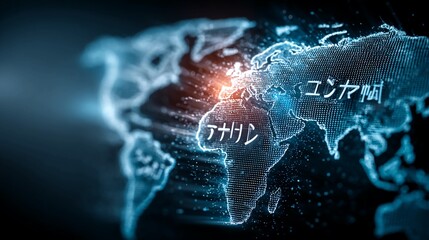 Global digital network connection with Africa focus