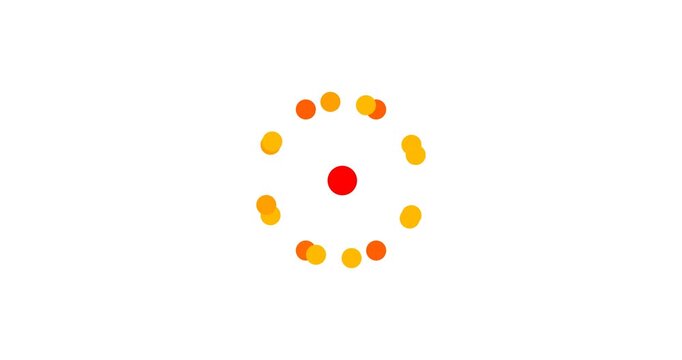 Animation Of Mobile App Loading Screen Ui Background, Waiting Screen, Download Or Waiting, Loading, Background Screen, Data Transfer, With Looping Geometric Figures (2)