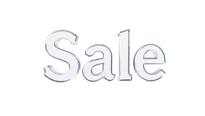 Shiny Glass 'Sale' Text
