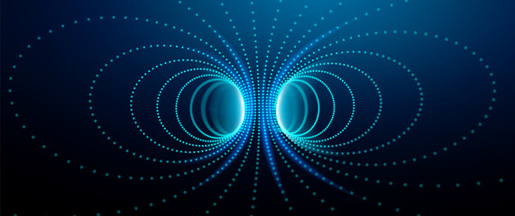 Fototapeta premium Hole black grid wormhole tunnel with space and 3d background, through a digital wireframe for a sci fi perspective concept. Brutal travel circle sky whirlpool pattern in a y2k data.