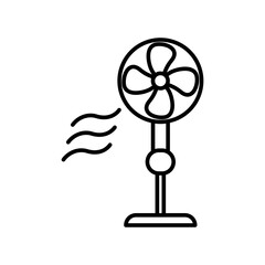 Obraz premium Stand Fan icon design template
