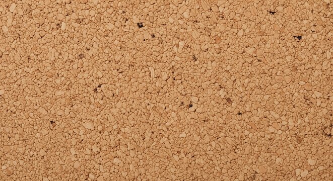 Close-up texture of natural cork material showing distinctive bumpy, granular surface with dark spots and variations. Perfect for backgrounds, design projects, and sustainable material references.