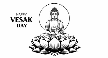 Obraz premium Buddha Sitting on Lotus Flower Meditation 3.