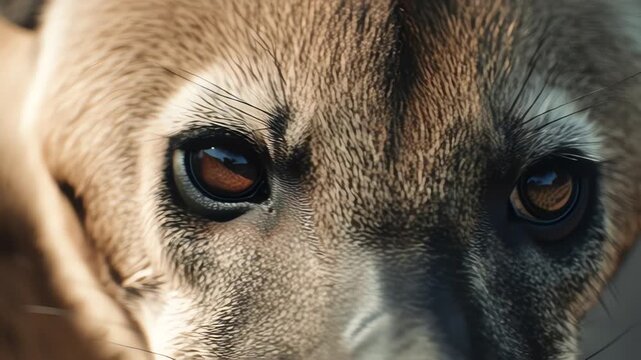 Hyena Close-Up: Intense Gaze of a Wild Animal