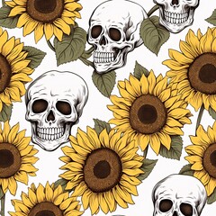 skull seamless pattern, skull pattern, skull background, gothic skull pattern, skull digital paper, skull repeat pattern, skull texture, skull wallpaper