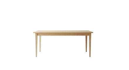 Wooden table furniture png isolated on transparent background