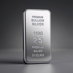 silver metal bar
