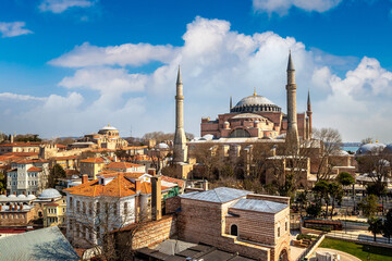 Fototapeta premium Hagia Sophia in Istanbul, Turkey i