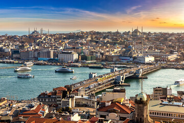 Obraz premium Panoramic view of Istanbul