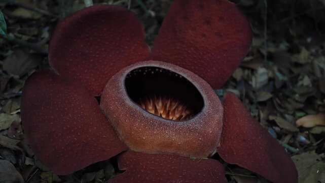 Rafflesia kerrii this flowering plant has the largest flowers in the world and is found in Khao Sok, Surat Thani Province.	