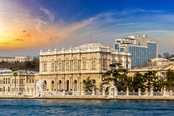 Obraz premium Dolmabahce Palace in Istanbul, Turkey