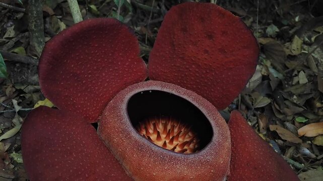 Rafflesia kerrii this flowering plant has the largest flowers in the world and is found in Khao Sok, Surat Thani Province.	
