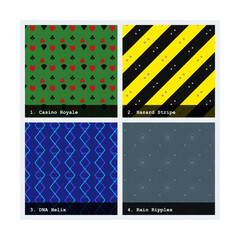 Abstract Geometric Seamless Pattern Collection | Modern Vector Backgrounds for Digital Design, Textiles, Wallpapers, Branding, Packaging, Web, UI, Print, Fabric, Decorative & Creative Projects