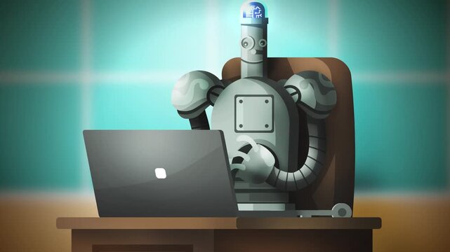 ai robot using a computer