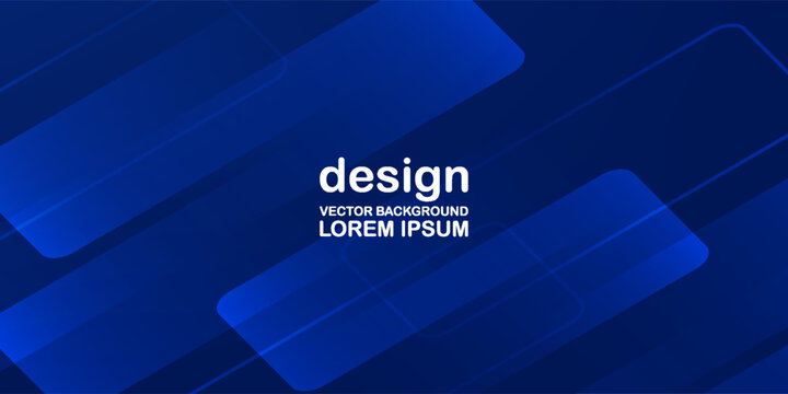 Abstract blue geometric shape overlay layer background. Suit for banner, web, brochure, pamflet and presentation