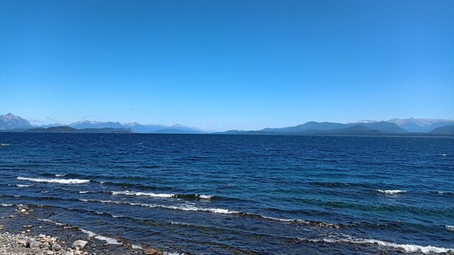 Nahuel Huapi Lake view in Bariloche Patagonia Argentina