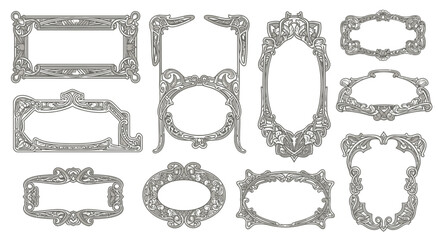 Ornate Vintage Frames and Borders Collection