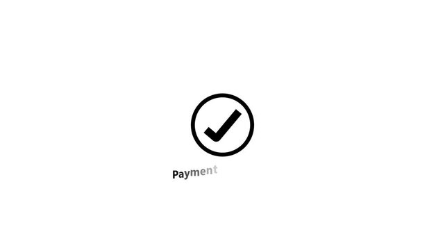 Simple Black Circle with a Small Dash on White Background ring loop