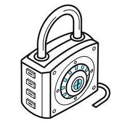 vector lock icon