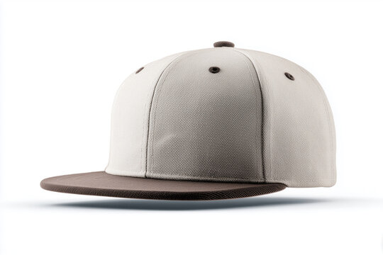 Men's snapback hat with modern streetwear style and flat brim design.