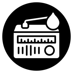 liquidity glyph icon