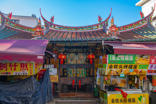 Zeng Family Ancestral Hall in Zeng Cuo An village in historic Xiamen City, Fujian Province, China.  